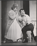 Johnny Haymer and unidentified in the stage production New Faces of 1956