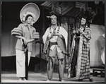 Maggie Smith, Johnny Haymer and unidentified in the stage production New Faces of 1956