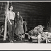 John Savage, Jacqueline Mayro, and cast in the stage production Ari