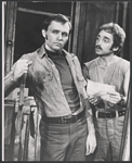 David Cryer and unidentified actor in the stage production Ari