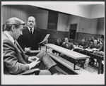 Lloyd Bridges, E. G. Marshall and ensemble in the television production A Case of Libel