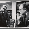 Lloyd Bridges and Van Heflin in the television production A Case of Libel