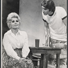 Zsa Zsa Gabor and Michael Nouri in the stage production Forty Carats