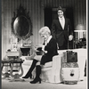 Zsa Zsa Gabor and Michael Nouri in the stage production Forty Carats