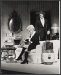 Zsa Zsa Gabor and Michael Nouri in the stage production Forty Carats