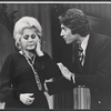 Zsa Zsa Gabor and Michael Nouri in the stage production Forty Carats