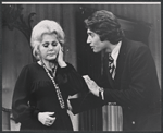 Zsa Zsa Gabor and Michael Nouri in the stage production Forty Carats