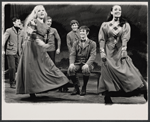 Larry Ellis [center] and ensemble in the stage production Frank Merriwell