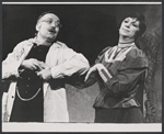 Thomas Ruisinger and Liz Sheridan in the stage production Frank Merriwell