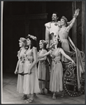 Bruce Yarnell, Dani Seitz, and company in the stage production The Happiest Girl in the World