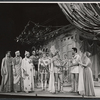 Richard Winter (2nd from left), Cyril Ritchard, Bruce Yarnell, Dani Seitz, and company in the stage production The Happiest Girl in the World