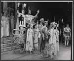 Cyril Ritchard, Bruce Yarnell, and company in the stage production The Happiest Girl in the World