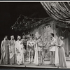 Richard Winter (2nd from left), Cyril Ritchard, Bruce Yarnell, Dani Seitz, and company in the stage production The Happiest Girl in the World