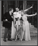 Cyril Ritchard, Bruce Yarnell, and Dani Seitz in the stage production The Happiest Girl in the World