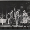 Ruth White, Dana White, Martin Ashe, Don Britton, Walter Pidgeon, Diana van der Vlis, and Ruth Matteson in the stage production The Happiest Millionaire