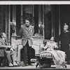 George Grizzard, Walter Pidgeon, Ruth Matteson,  and Diana van der Vlis in the stage production The Happiest Millionaire