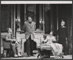 George Grizzard, Walter Pidgeon, Ruth Matteson,  and Diana van der Vlis in the stage production The Happiest Millionaire