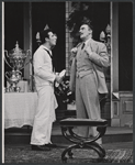 Rocco Bufano [?] and Walter Pidgeon in the stage production The Happiest Millionaire