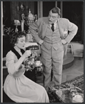 Ruth Matteson and Walter Pidgeon in the stage production The Happiest Millionaire