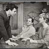 Ken Kercheval, Gerald S. O'Loughlin, and Barbara Barrie in the stage production Happily Never After