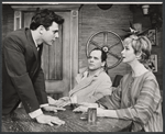 Ken Kercheval, Gerald S. O'Loughlin, and Barbara Barrie in the stage production Happily Never After