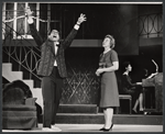 Leonardo Cimino, Carmen Mathews and unidentified others in the stage production Night Life