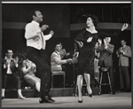 Bobby Short, Carol Lawrence [center] and unidentified others in the stage production Night Life