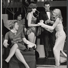 Carmen Mathews [left] Salome Jens [right] and unidentified others in the stage production Night Life