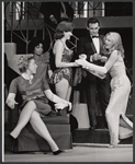 Carmen Mathews [left], Salome Jens [right] and unidentified others in the stage production Night Life