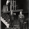 Neville Brand [center] and unidentified others in the stage production Night Life