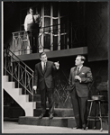 Neville Brand [center] and unidentified others in the stage production Night Life