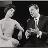 Carol Lawrence and Jack Kelly in the stage production Night Life