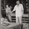 Bette Davis and Patrick O'Neal in the stage production The Night of the Iguana