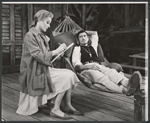 Margaret Leighton and Patrick O'Neal in the stage production The Night of the Iguana