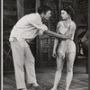 Patrick O'Neal and Lane Bradbury in the stage production The Night of the Iguana