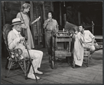 Alan Webb, Margaret Leighton, Bette Davis and Patrick O'Neal in the stage production The Night of the Iguana