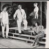 Patrick O'Neal, Louis Guss, Laryssa Lauret and Bette Davis in the stage production The Night of the Iguana