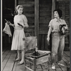 Margaret Leighton and Bette Davis in the stage production The Night of the Iguana