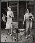 Margaret Leighton and Bette Davis in the stage production The Night of the Iguana