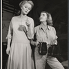 Margaret Leighton and Bette Davis in the stage production The Night of the Iguana