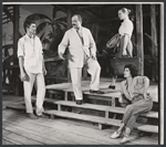 Patrick O'Neal, Louis Guss, Laryssa Lauret and Bette Davis in the stage production The Night of the Iguana