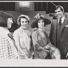 Susan Watson, Ruby Keeler, Helen Gallagher and Roger Rathburn in the 1971 Broadway revival of No, No, Nanette