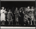 Ruby Keeler [at left], Patsy Kelly [right foreground] and ensemble in the 1971 Broadway revival of No, No, Nanette