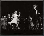 Ruby Keeler [at left in white dress] and Bobby Van [at right] and unidentified others in the 1971 Broadway revival of No, No, Nanette