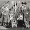 Sandra Deel [center] and unidentified others in the touring stage production of the 1971 Broadway revival of No, No, Nanette