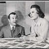 Dennis Day and June Allyson in the touring stage production of the 1971 Broadway revival of No, No, Nanette