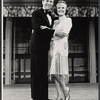 Dennis Day and June Allyson in the touring stage production of the 1971 Broadway revival of No, No, Nanette