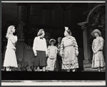 June Allyson [second from left], Judy Canova [second from right] and unidentified others in the touring stage production of the 1971 Broadway revival of No, No, Nanette