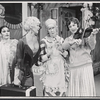 Ruth Donnelly [second from right], Jeannine Moore [far right] and unidentified others in the touring production of the 1971 Broadway revival of No, No, Nanette