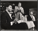 Ron O'Neal [left], Nick Lewis [right] and unidentified [center] in the stage production No Place to be Somebody